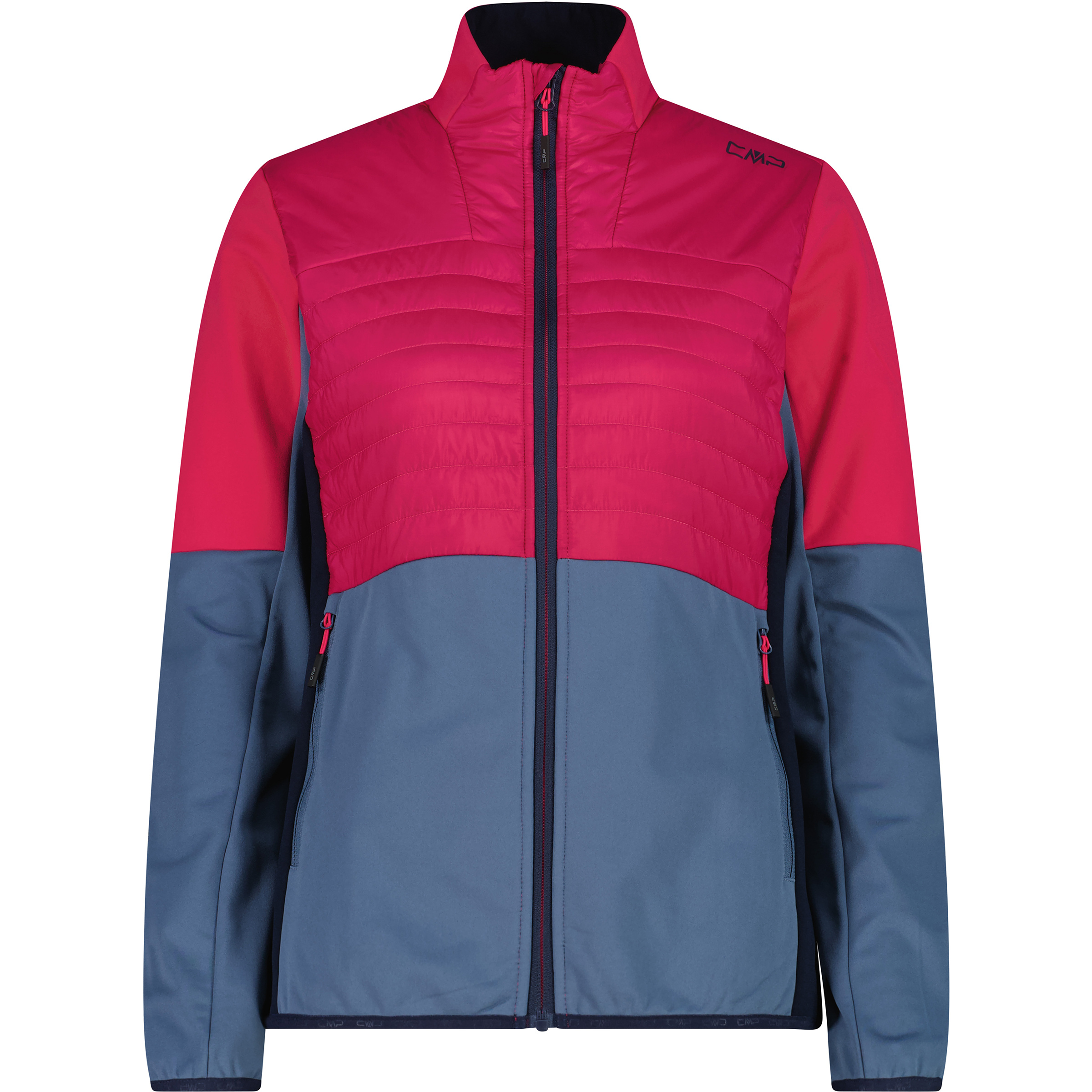 CMP Hybrid Damen Isolationsjacke blau Größe XS Trekking Elastisch