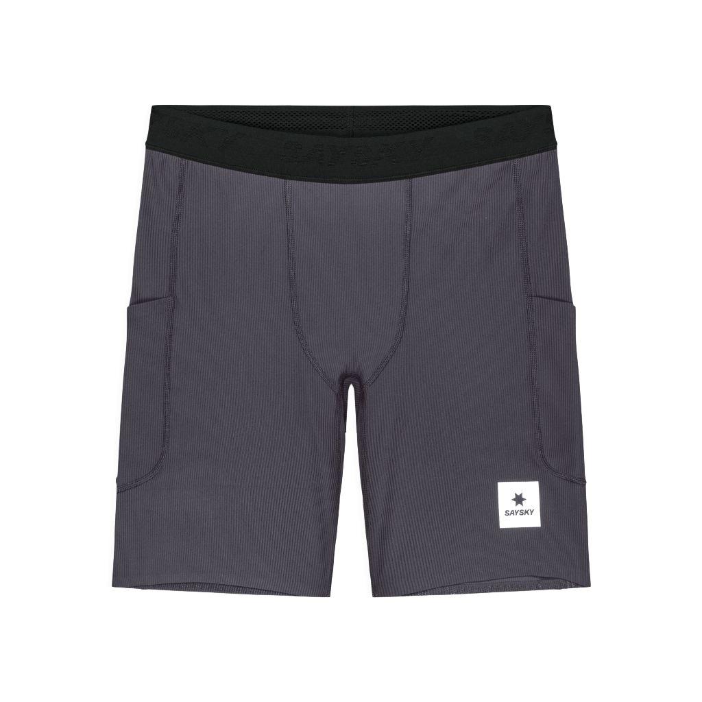 Saysky Herren Combat+ Rib Short Tights 8" grau
