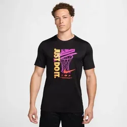 NIKE Herren Fan-Trikots o.Arm He/Uni M NK DF TEE RLGD OC VERB, Größe S in Schwarz Schwarz