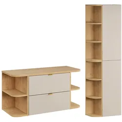 BADMÖBEL 100.4cm Azel 2er-Set Kaschmir
