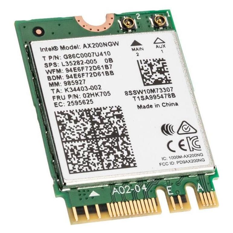 Intel Wi-Fi 6 AX200 non vPro (M.2 A Key, M.2 E Key) (AX200.NGWG.NV)