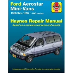 Ford Aerostar Mini-vans (1986-1997) with two wheel drive Haynes Repair Manual (USA), Ratgeber von Haynes Publishing