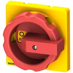 Siemens 3LD9224-3G Drehantrieb, Betätigungsknebel rot/gelb, für Isolierstoffkapselung, für 16-32A 3LD92243G