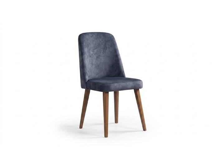 JVmoebel Esszimmerstuhl Eleganter Grauer Polsterstuhl Esszimmerstühle Designer Küchenstühle, Made in Europa