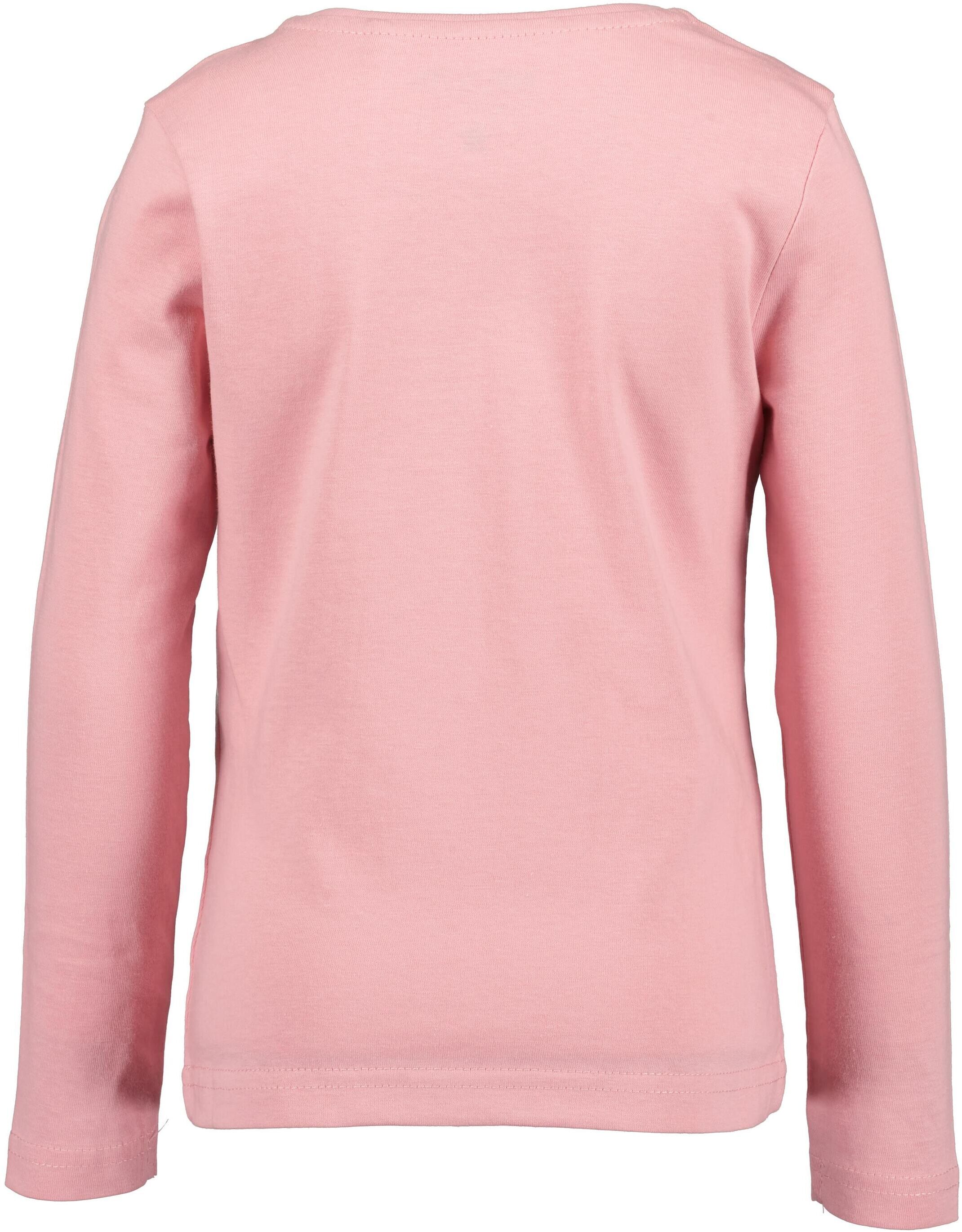 Langarmshirt BLUE SEVEN "Langarmshirts", Mädchen, Gr. 116, bunt (m002, multipack 2), 100% Baumwolle, normal, Rundhals, Shirts Langarmshirt