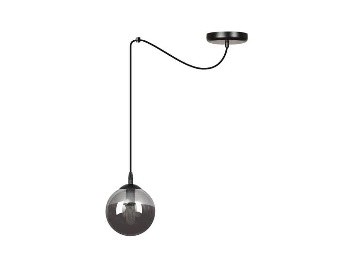 Suspension avec câble mobile et réglable en hauteur gris