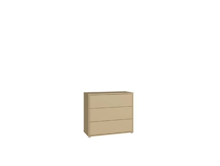 PREISBRECHER Kommode ALICE SPRINGS, in Buttergelb - 94,8x83,1x41,5cm (BxHxT)