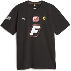 Puma, Herren, Sportshirt, Ferrari Race Garage Crew Tee (M), Schwarz, M