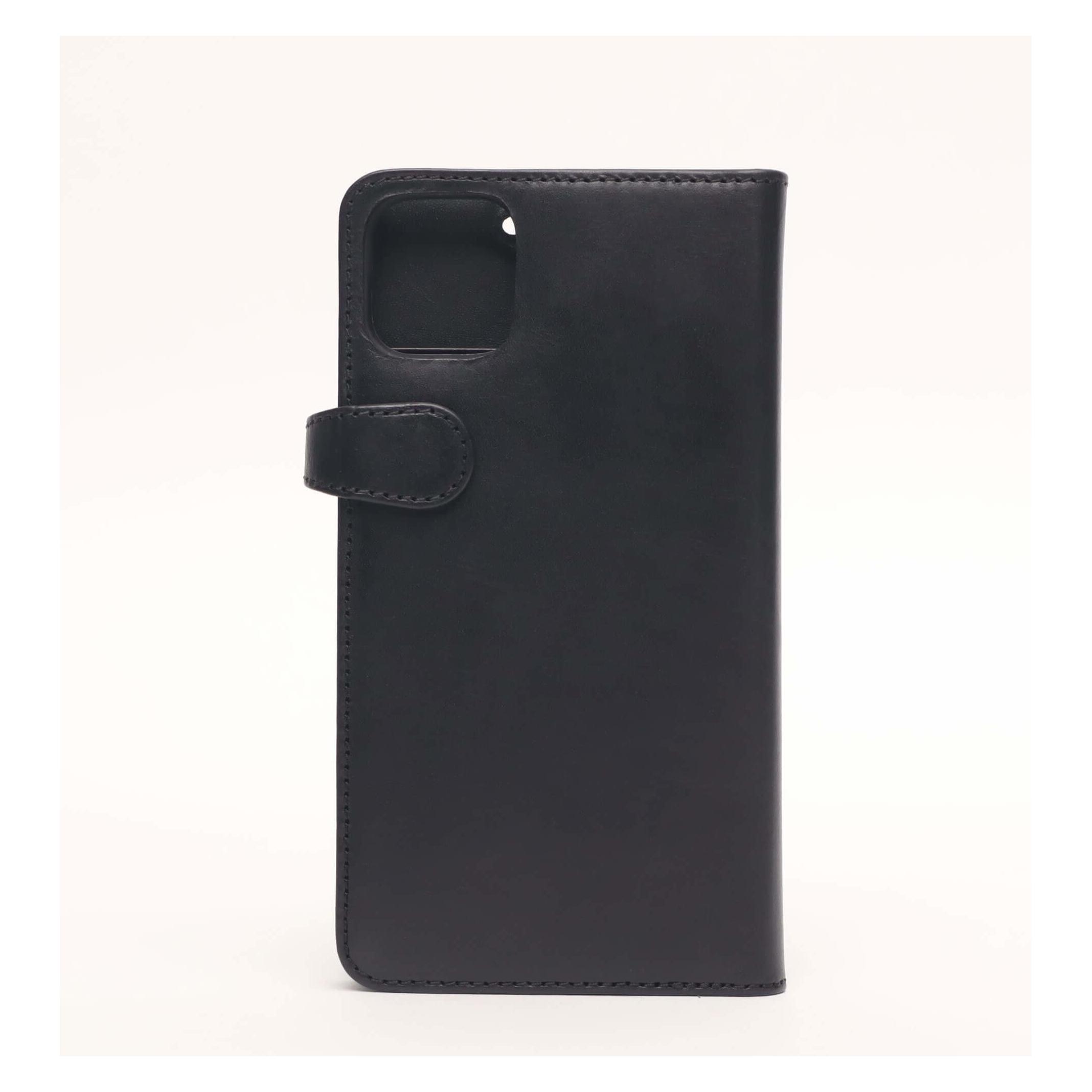 Carl BUFFALO Wallet Sort Laeder Til 3 kort (Apple iPhone 11 Pro) (590009)