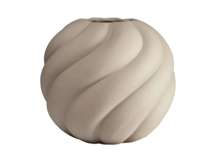 Cooee Design Vase boule Twist 12 cm Sable