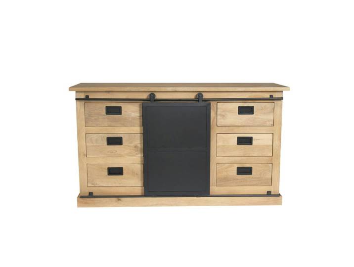 Buffet style atelier à portes coulissantes 160 cm
