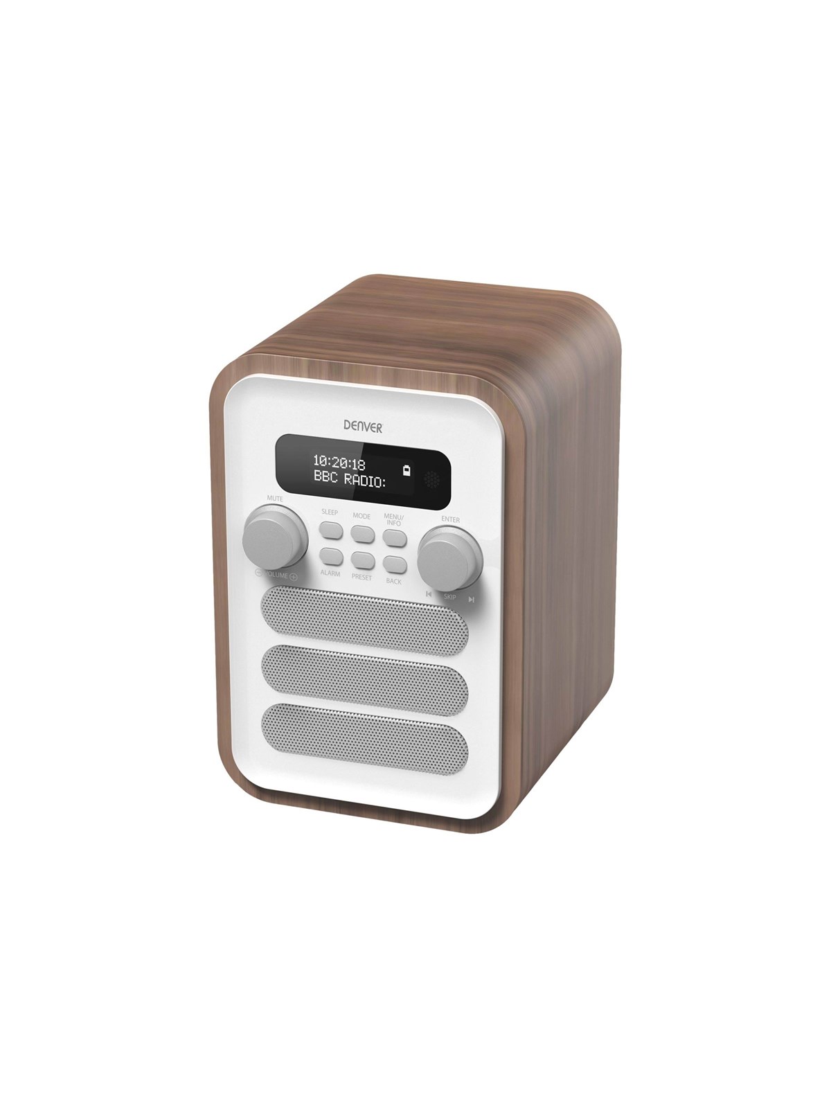 DENVER DAB-48WHITE - DAB+/FM - Weiß