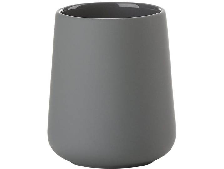Zone Denmark Zahnputzbecher Nova One Grey - Farbe: grau - Material: Steingut - 202