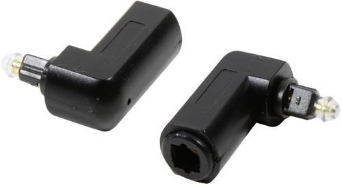 LogiLink CA1017 Toslink Audio Adapter [1x Toslink-Stecker (ODT) - 1x Toslink-Buchse (ODT)] Schwarz