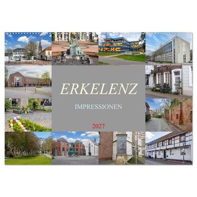 Erkelenz Impressionen (Wandkalender 2027 DIN A2 quer), CALVENDO Monatskalender