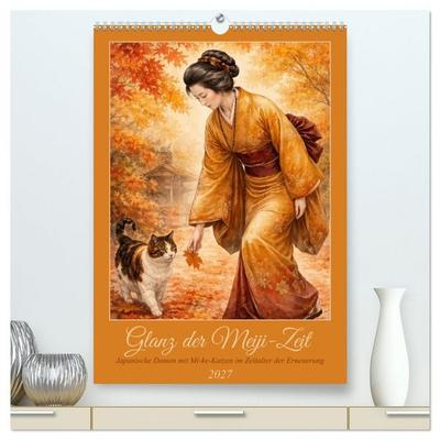 Glanz der Meiji-Zeit (hochwertiger Premium Wandkalender 2027 DIN A2 hoch), Kunstdruck in Hochglanz