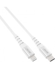 InLine USB-C Lightning Kabel für iPad iPhone iPod silber/Alu 1m MFi-zertif 1 m USB C Männlich Silber Digital/Daten 1 m (31450C)