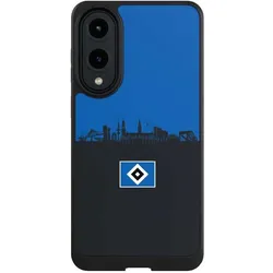 Nivocase Hülle für Samsung Galaxy S25 Edge Handyhülle NIVOcore Case Schwarz HSV Hamburg Skyline (Samsung Galaxy S25 Edge), Smartphone Hülle, Schwarz