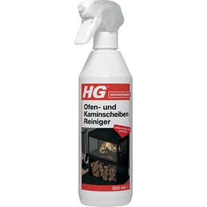 HG Kaminscheibenreiniger Ofenscheibenreiniger, flüssig, wirkt selbsttätig und rückstandsfrei, Pumpspray 500 ml