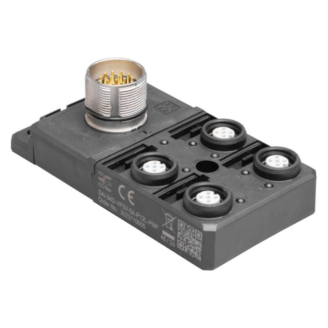 Weidmüller 3023680000 Sensor-/Aktor-Verteiler und Adapter M23 Polzahl Sensoren (SAI-04D-VP3V-4A-P12L-PNP-Weidmüller-)