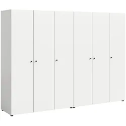 Drehtürenschrank DARWIN ca.240x176x51cm Weiß