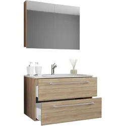 Badezimmer Badinos 3-tlg. Sonoma Eiche