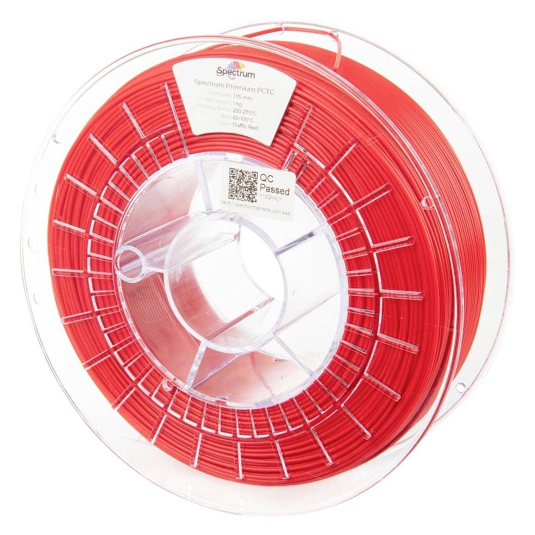 Spectrum Filament PCTG Traffic Red 1.0kg 1.75mm (PCTG, 1000 g, 1.75 mm) (80657)