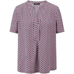 Bluse V-Öffnung Peter Hahn rot, 40