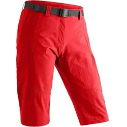 MAIER SPORTS Damen Caprihose Kluane Da-Capri el., Größe 46 in Rot Rot