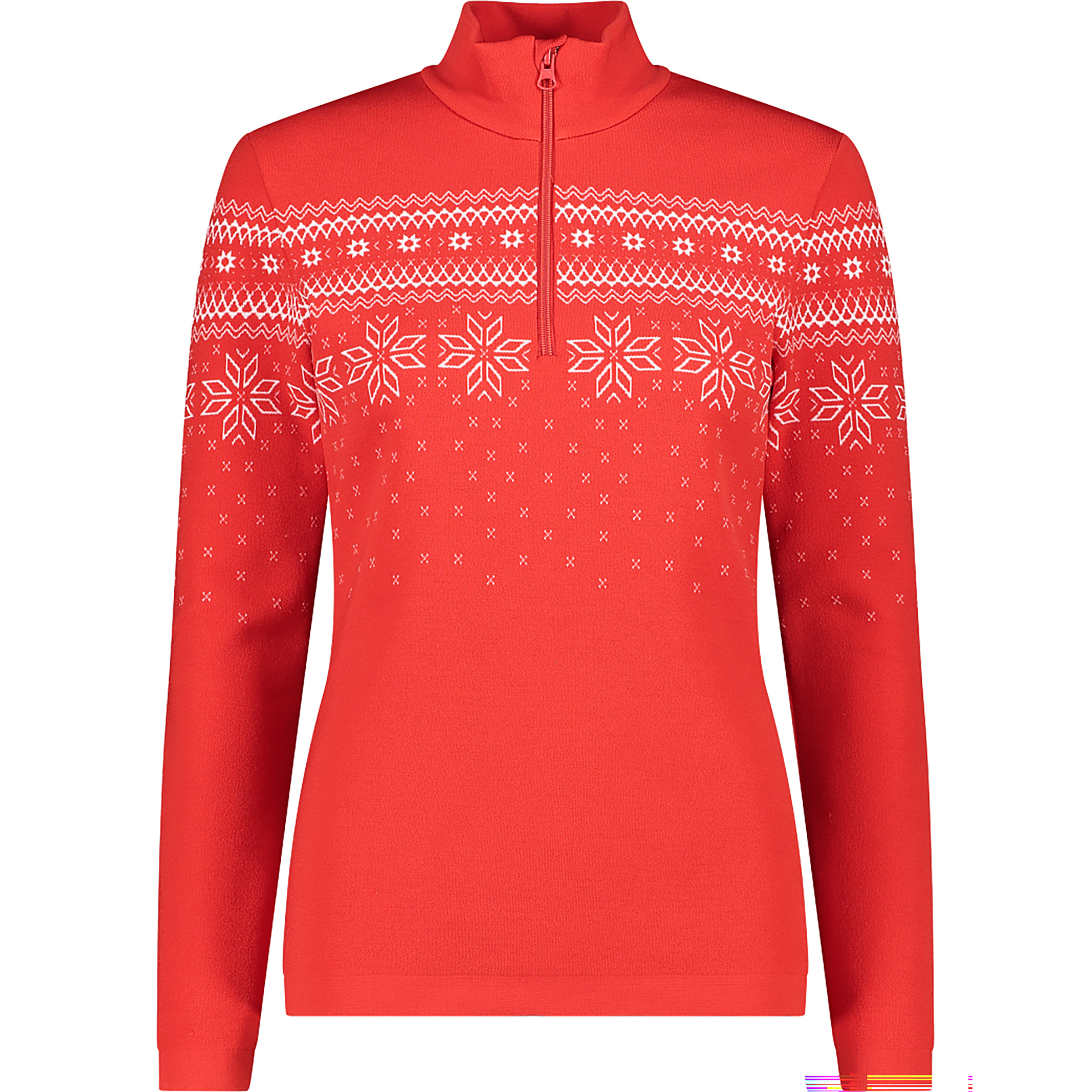 CMP Knitted Damen Pullover orange Größe XS Trekking Elastisch