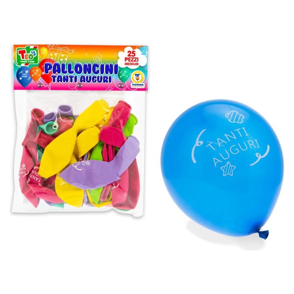 Teorema Teo'S - Palloncini Colorati Tanti Auguri (25x) (54386977)