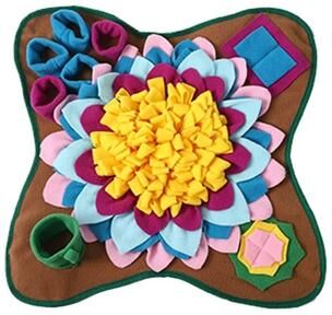 Uplift Essentials Interactive Pet Snuffle Mat For Healthy Slow Feeding mud