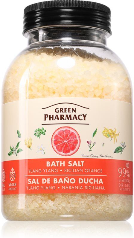 Green Pharmacy Ylang-ylang & Sicilian Orange Bath Salt Relaxing Bath Salt 1000 g