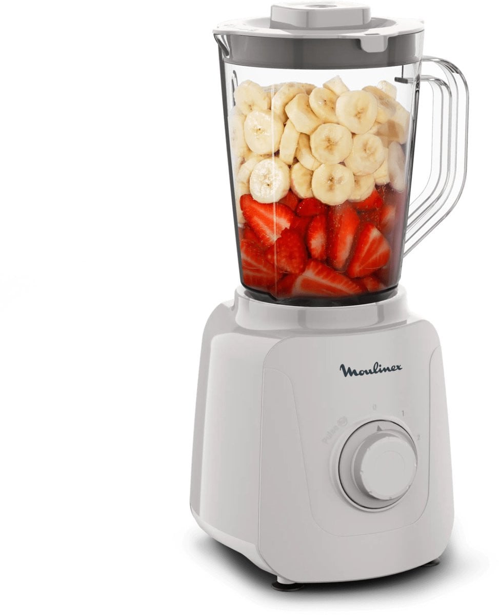 Moulinex Blendforce Essential LM410B Sportblender, 450 W, 1,85 l, Grijs