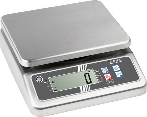 Kern Tischwaage FOB 6K-3LM Wägebereich (max.) 6kg Ablesbarkeit 2g über Steckernetzteil Mehrfarbig