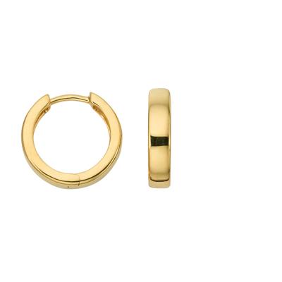 Paar Creolen FIRETTI "Schmuck Geschenk Gold 333 Ohrschmuck Ohrringe in mehreren Größen" Gr. 14, gold (gelbgoldfarben), Ohrringe, Damen, 14, Gelbgold 333