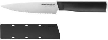 KitchenAid Classic Serrated Utility Knife, 5.5-Inch, Black