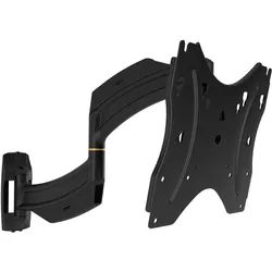 Chief Thinstall TS118SU - Befestigungskit (Kippbare Wandhalterung, Dual-Schwenkarm), Serverschrank Zubehör, Schwarz
