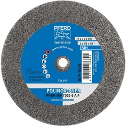 PFERD TOOLS POLINOX verpresstes Vlies-Rad PNER für Geradschleifer, Biegwellen und Schleifblöcke - 47803088