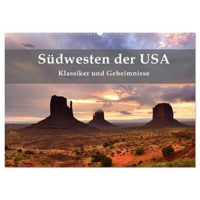 Südwesten der USA - Klassiker und Geheimnisse (Wandkalender 2027 DIN A2 quer), CALVENDO Monatskalender
