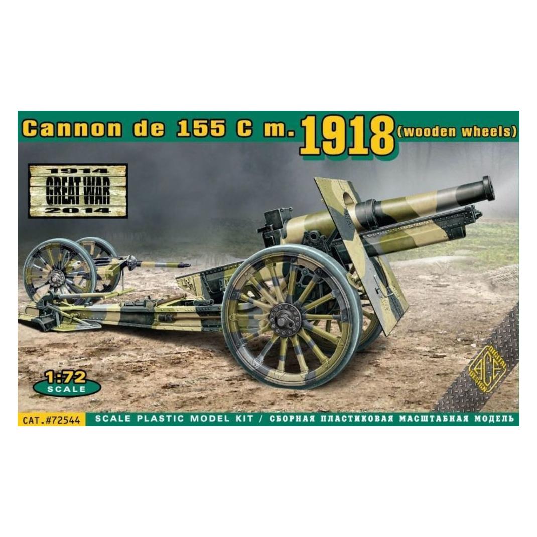 Ace Cannon de 155 C m.1918 (wooden wheels) (ACE72544)