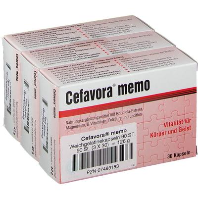 Cefavora memo Weichgelatinekapseln 90 St Kapseln