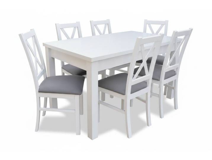 JVmoebel Essgruppe Klassische Essgruppe: Esstisch mit 6 passenden Stühlen Sofort, (Tisch + 6x Stühle), Made in Europa