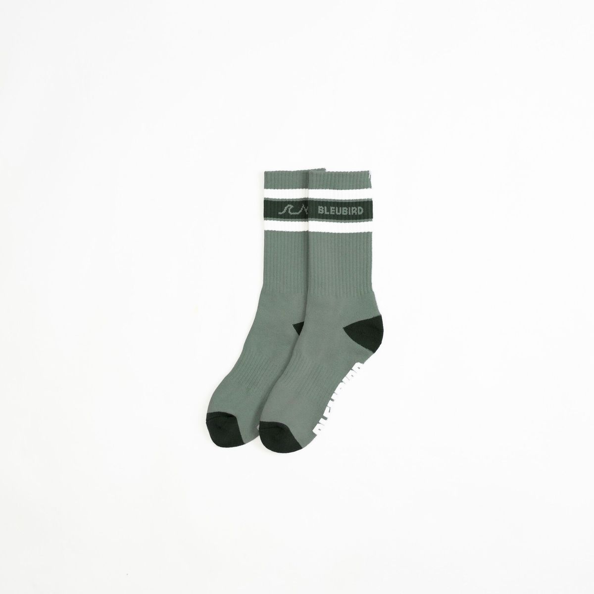 Bleubird Cruiser Socks sage and dark khaki L CRWSCK-CRUISER-SAGKHA-L