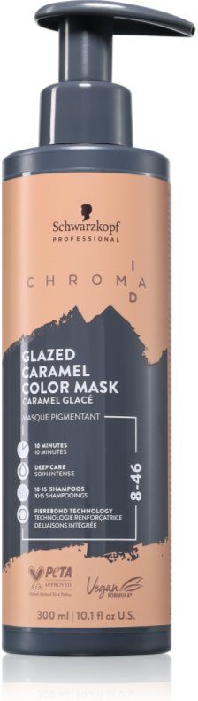 Schwarzkopf Professional Chroma ID Color Mask intensive Farbmaske für das Haar Farbton 8-46 Glazed Caramel 300 ml