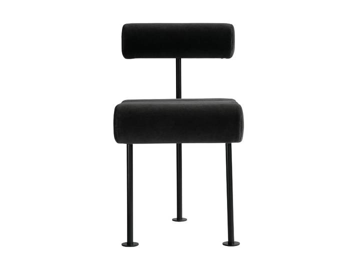 101 Copenhagen Chaise de salle à manger Hiro Black frame-peat