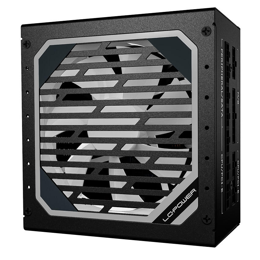 LC-Power LC Power Netzteil LC6550M V2.31 550 W Modular 80 Plus Gold schwarze Hammerschlagoptik