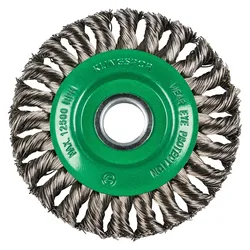 Klingspor Rundbürste BR 600 Z - Bohrung 22,23mm - Edelstahldraht gezopft