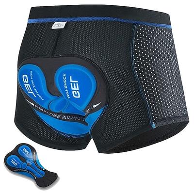 Herren Streifen Fahrradunterwäsche-Shorts Fahrrad Unterwäsche Fahrradshorts Fahhrad Unterwäsche Shorts Mountainbike MTB Straßenradsport Sport 3D-Polster Radfahren Schnelltrocknend