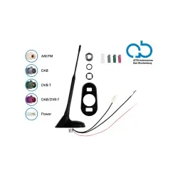 Dachantenne AM/FM DAB+ odere DVB-T2 153-3792-01
